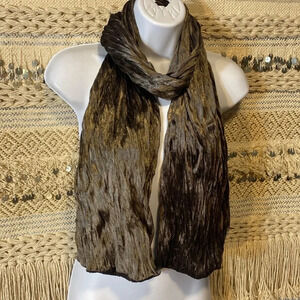 3 for $20! Warm Olive Green Crushed Velvety Scarf